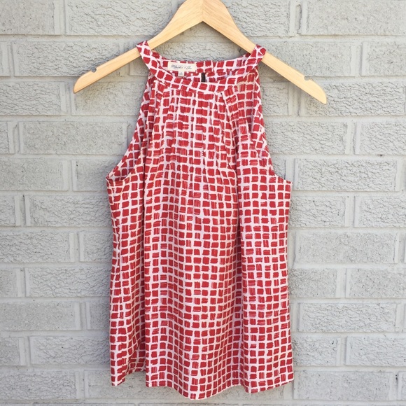 Martin + Osa Tops - Martin + Osa Silk Print Sleeveless Top